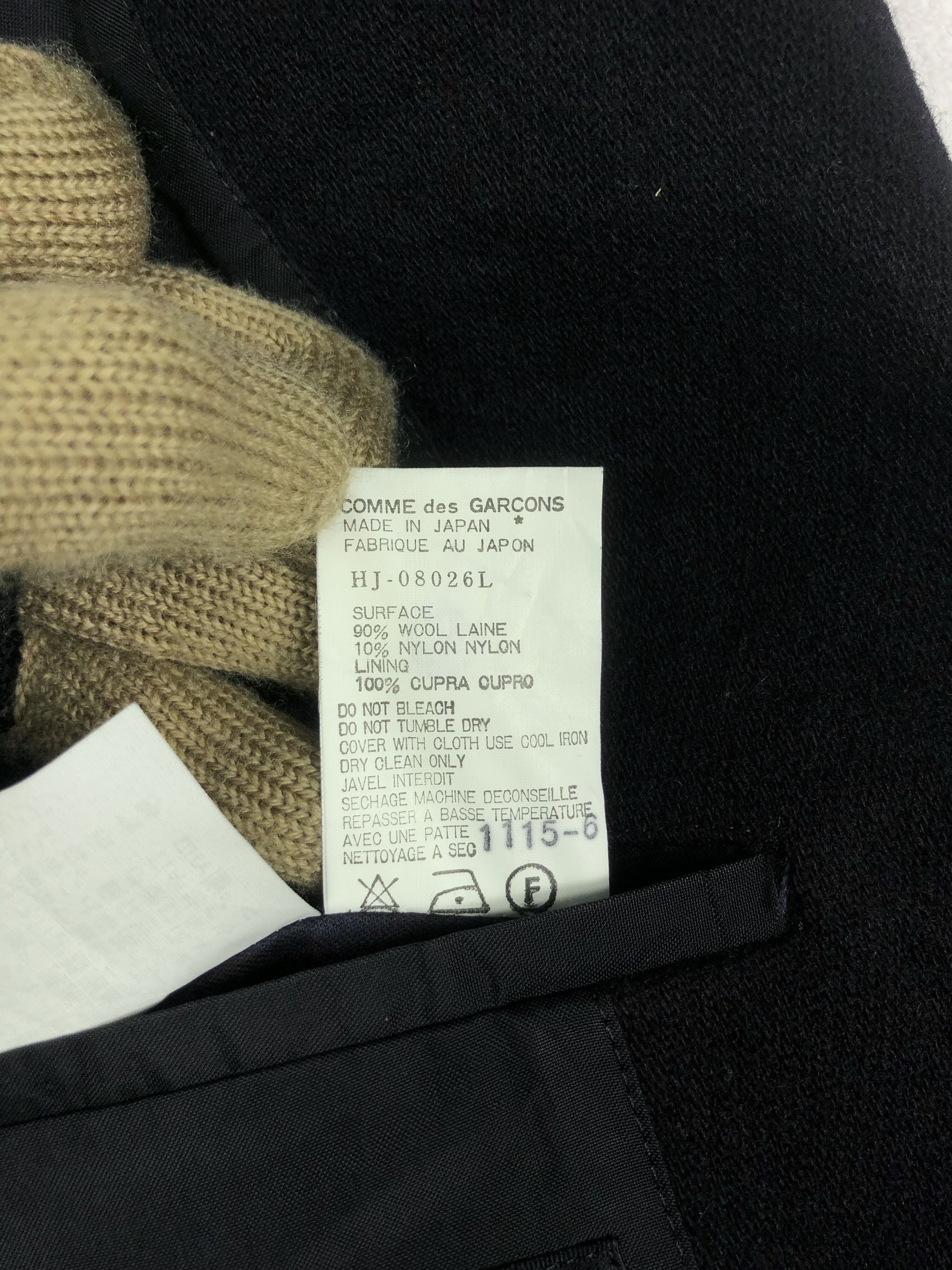 Comme des Garcons Homme Rare Vintage Comme des Garcons Homme AD1996 Wool Jacket Size US L / EU 52-54 / 3 - 11 Thumbnail