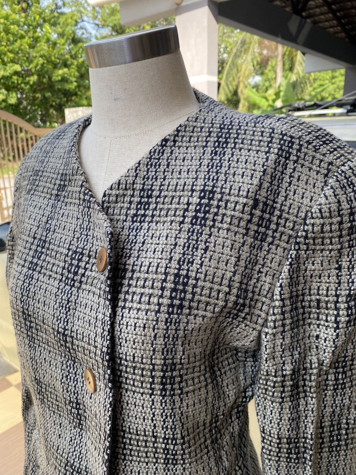 ジャケット・アウター 80s GIORGIO ARMANI tweed tailored jacket Giorgio Armani × Vintage 80s tweed jacket | Grailed