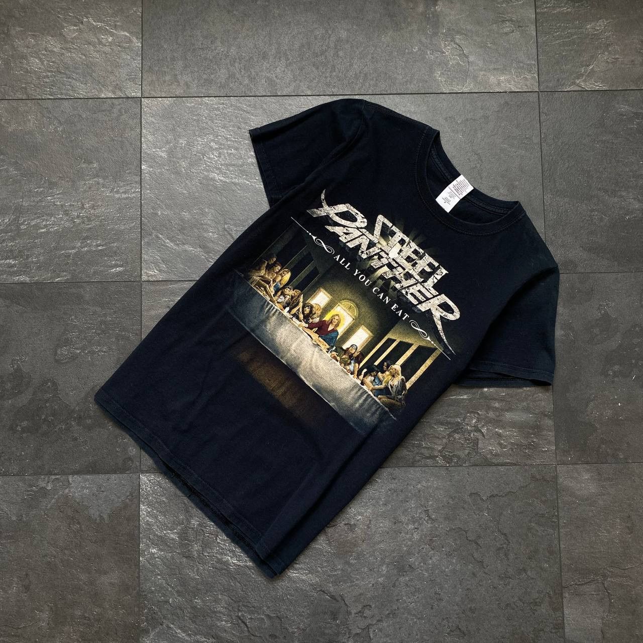 Vintage Vintage stell panther tour 2014 tee shirt Size US S / EU 44-46 / 1 - 1 Thumbnail