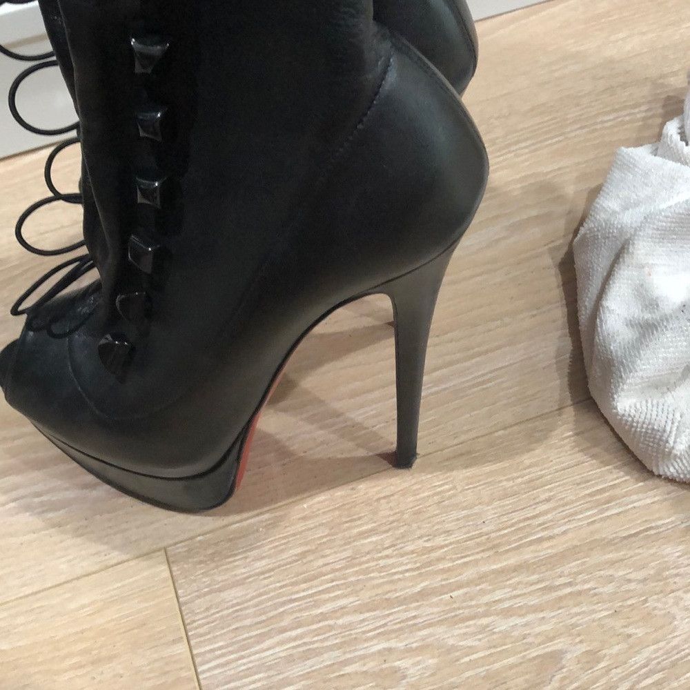Christian Louboutin Christian Louboutin Alta Bouton 150 Napa/Pyramid Size US 7 / IT 37 - 8 Thumbnail