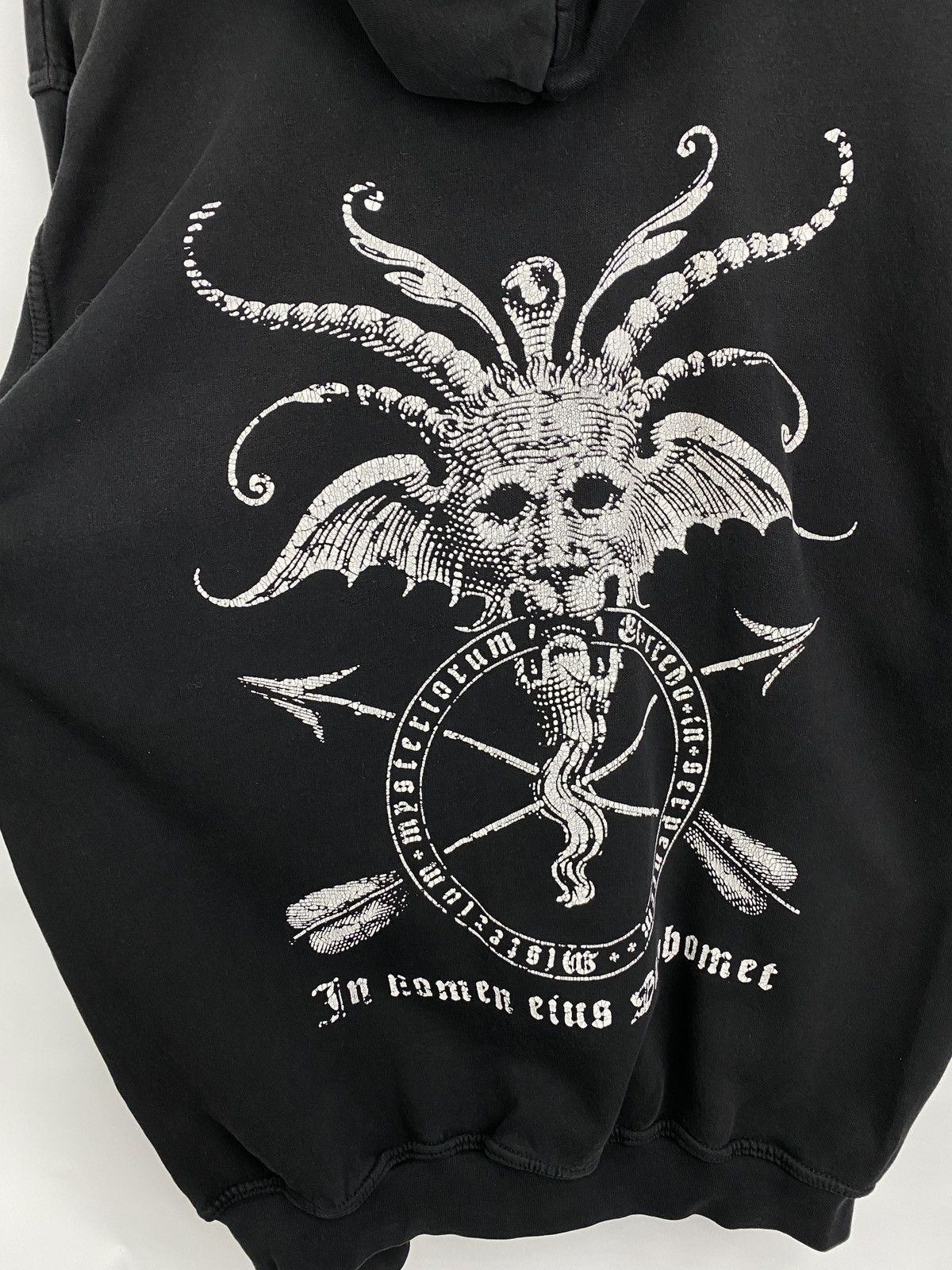 Band Tees Vintage Behemoth In Nomen Eius Baphomet Rock Hoodie Rare Y2K Size US L / EU 52-54 / 3 - 10 Thumbnail