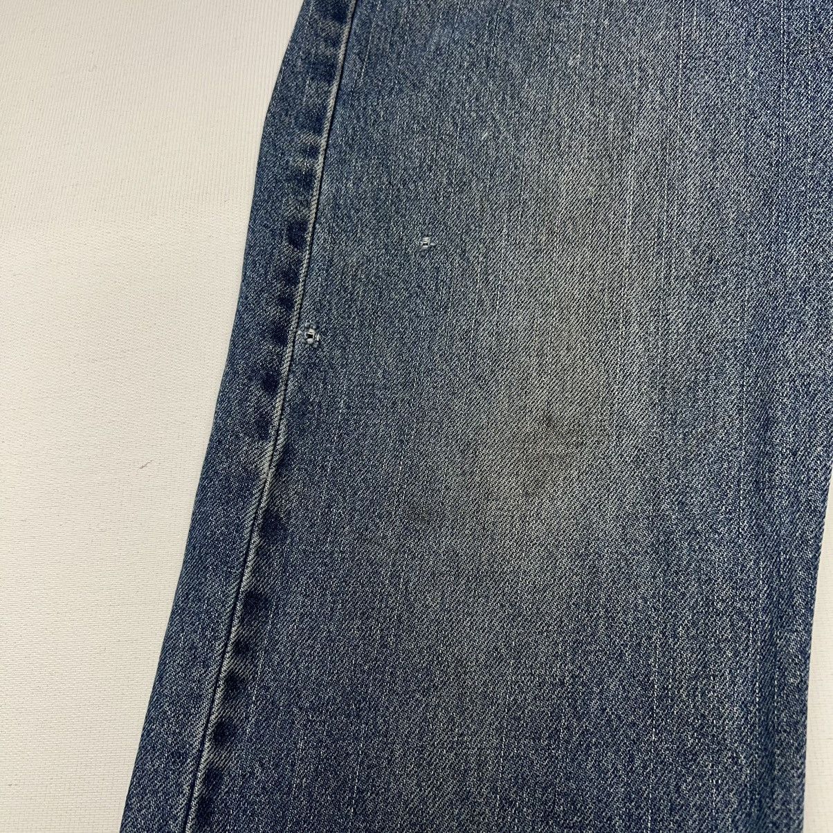 Levi's × Vintage Levis 505 Jeans Blue Straight Regular Fit Distressed Y2K Size US 34 / EU 50 - 5 Thumbnail