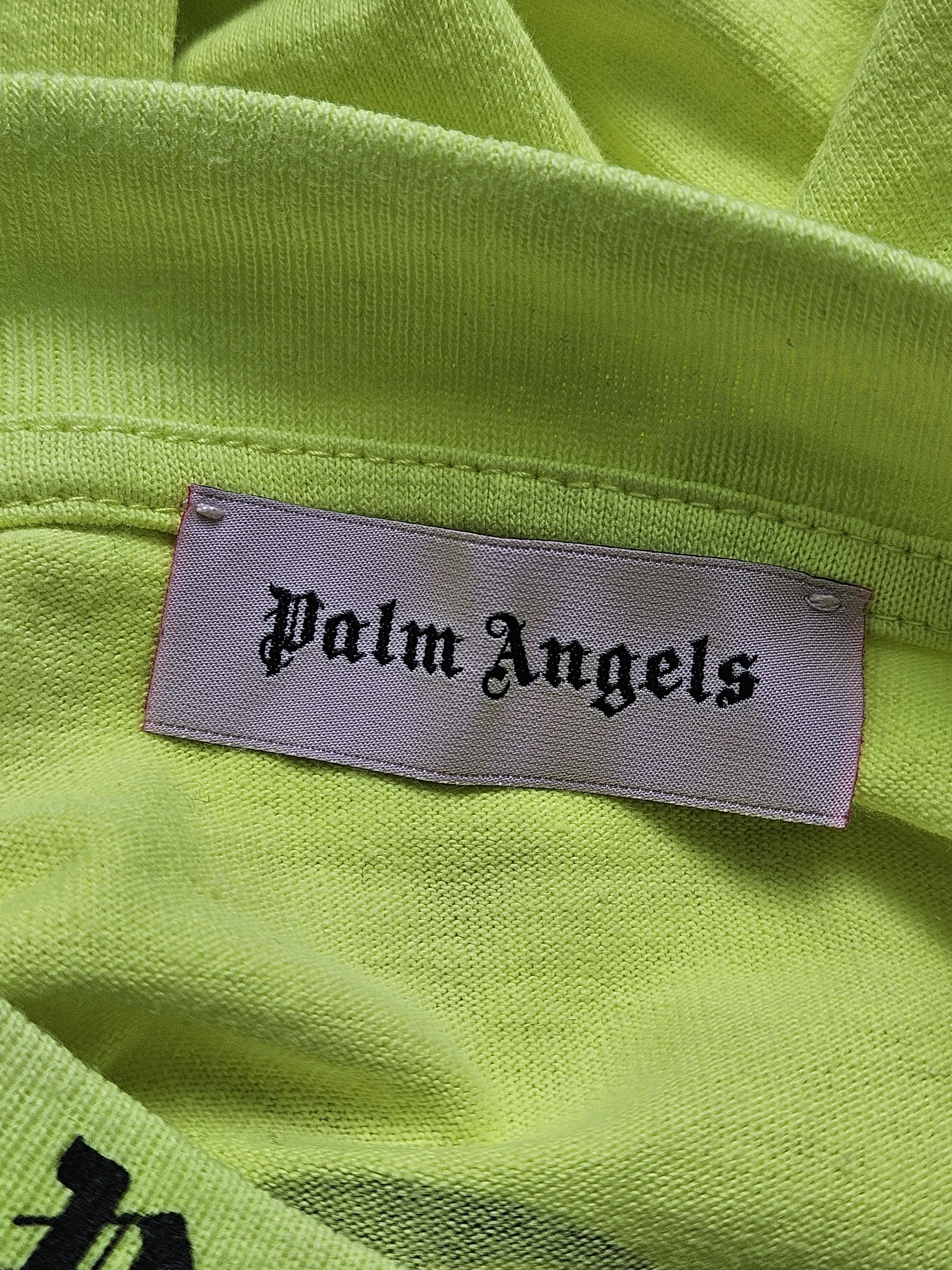 Palm Angels Palm Angels Neon Lime Long Sleeve Tee Size US XS / EU 42 / 0 - 4 Thumbnail