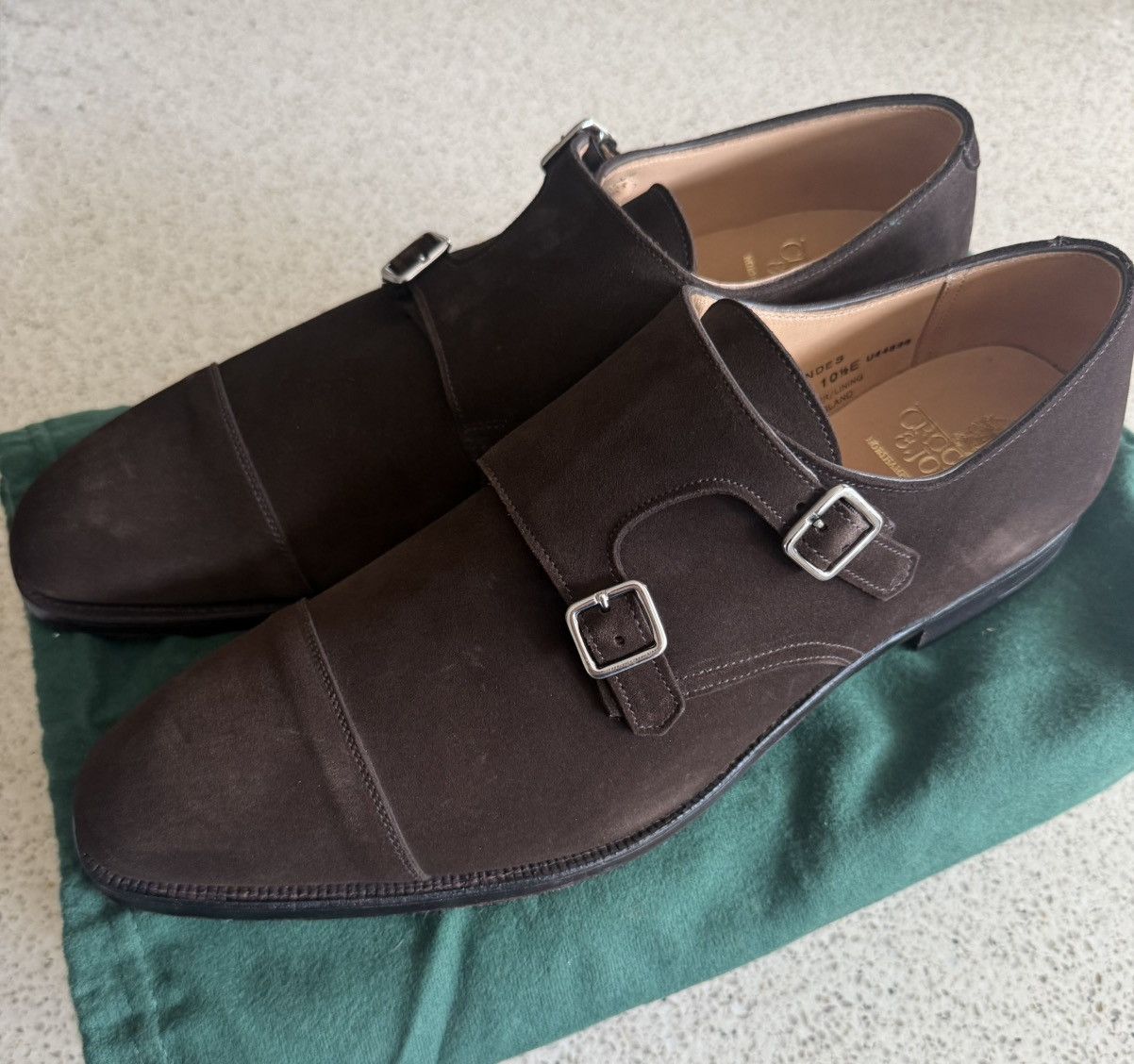Crockett & Jones Crocket & Jones Lowndes Double Monk Size US 10.5 / EU 43-44 - 1 Thumbnail