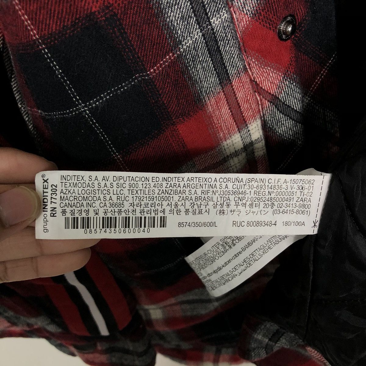 Japanese Brand 🔥Rare Design Zara Tartan Design Jacket Punk Design Size US L / EU 52-54 / 3 - 15 Thumbnail