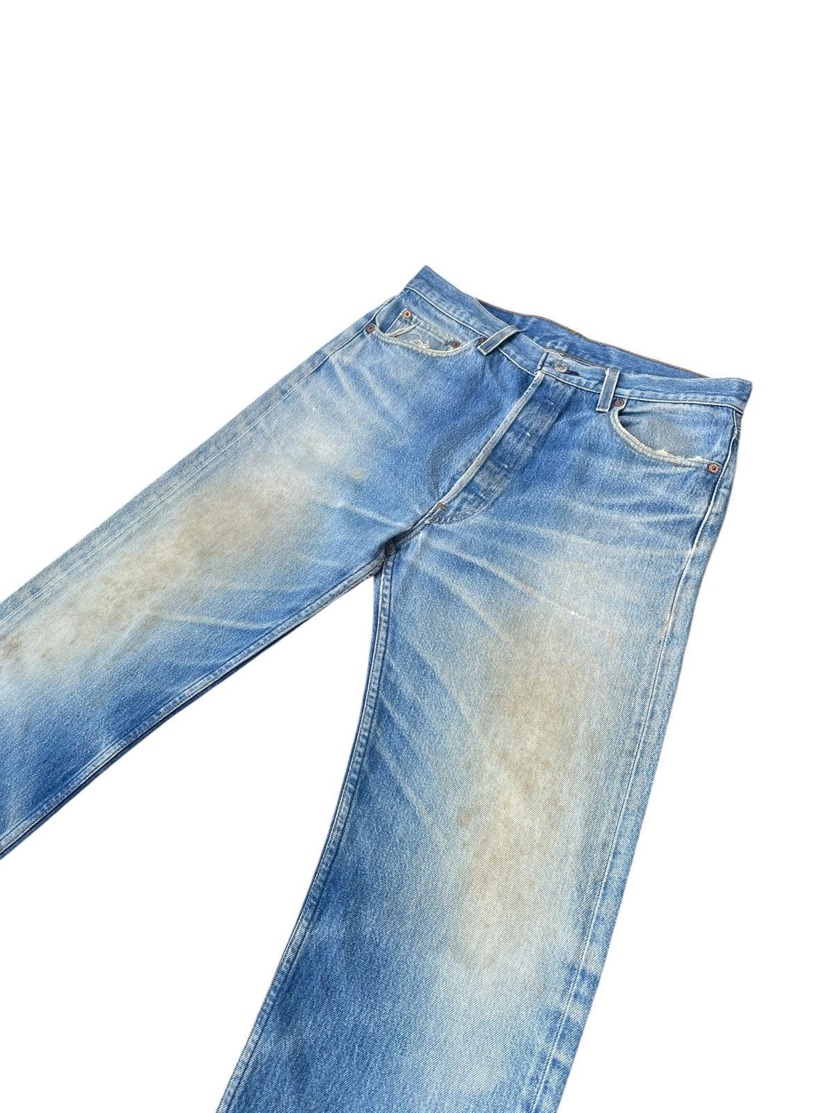 Levi's Vintage Clothing Vintage 1994 Levis 501XX Faded Distresed Size US 34 / EU 50 - 2 Thumbnail