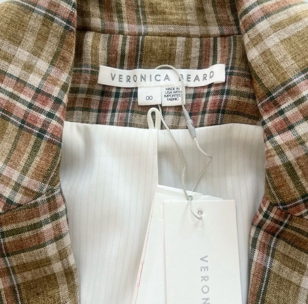 Veronica Beard Veronica Beard Beacon Plaid Dickey Blazer Jacket size 00 Size XXS / US 00 / IT 34 - 8 Thumbnail