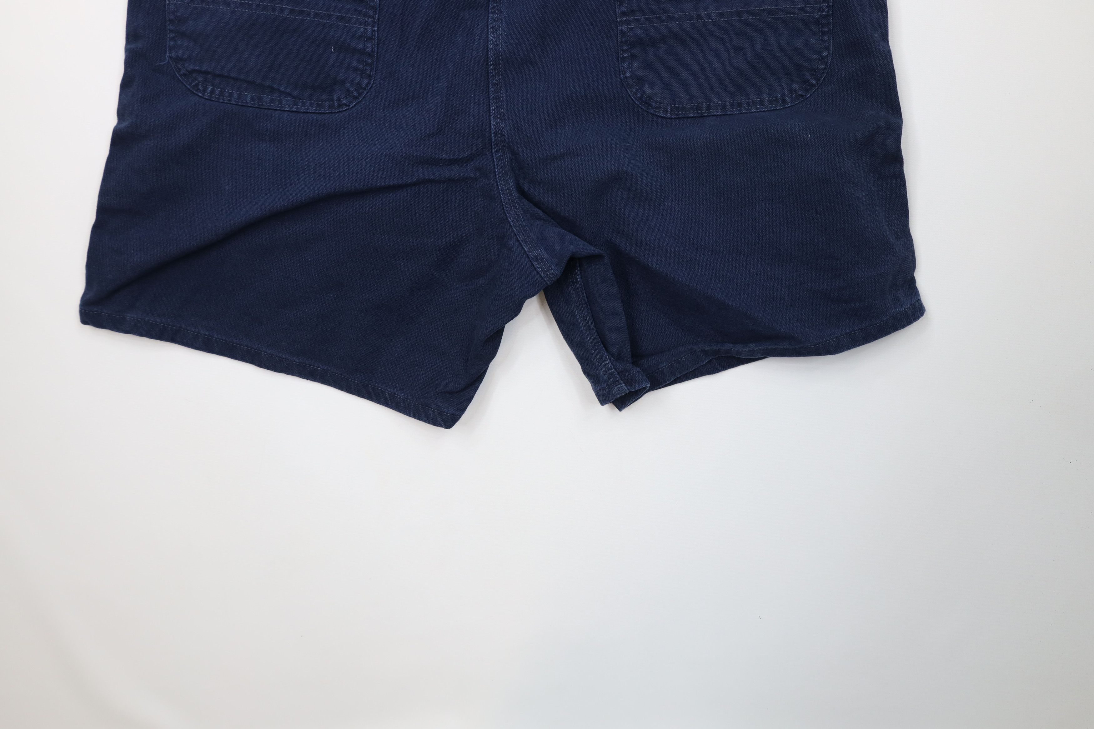 Carhartt Vintage 90s Carhartt Knee Canvas Dungaree Shorts Blue USA Size US 42 / EU 58 - 10 Thumbnail