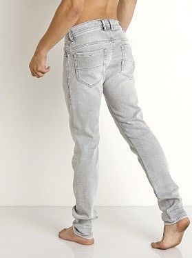 Diesel Diesel Thommer Slim-Skinny Jeans - Light Grey Wash Size US 32 / EU 48 - 3 Thumbnail