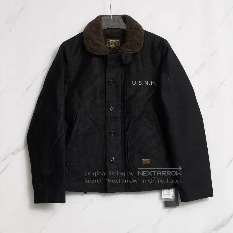 Neighborhood Men's Retro Faux Fur Lined Heavy Jacket