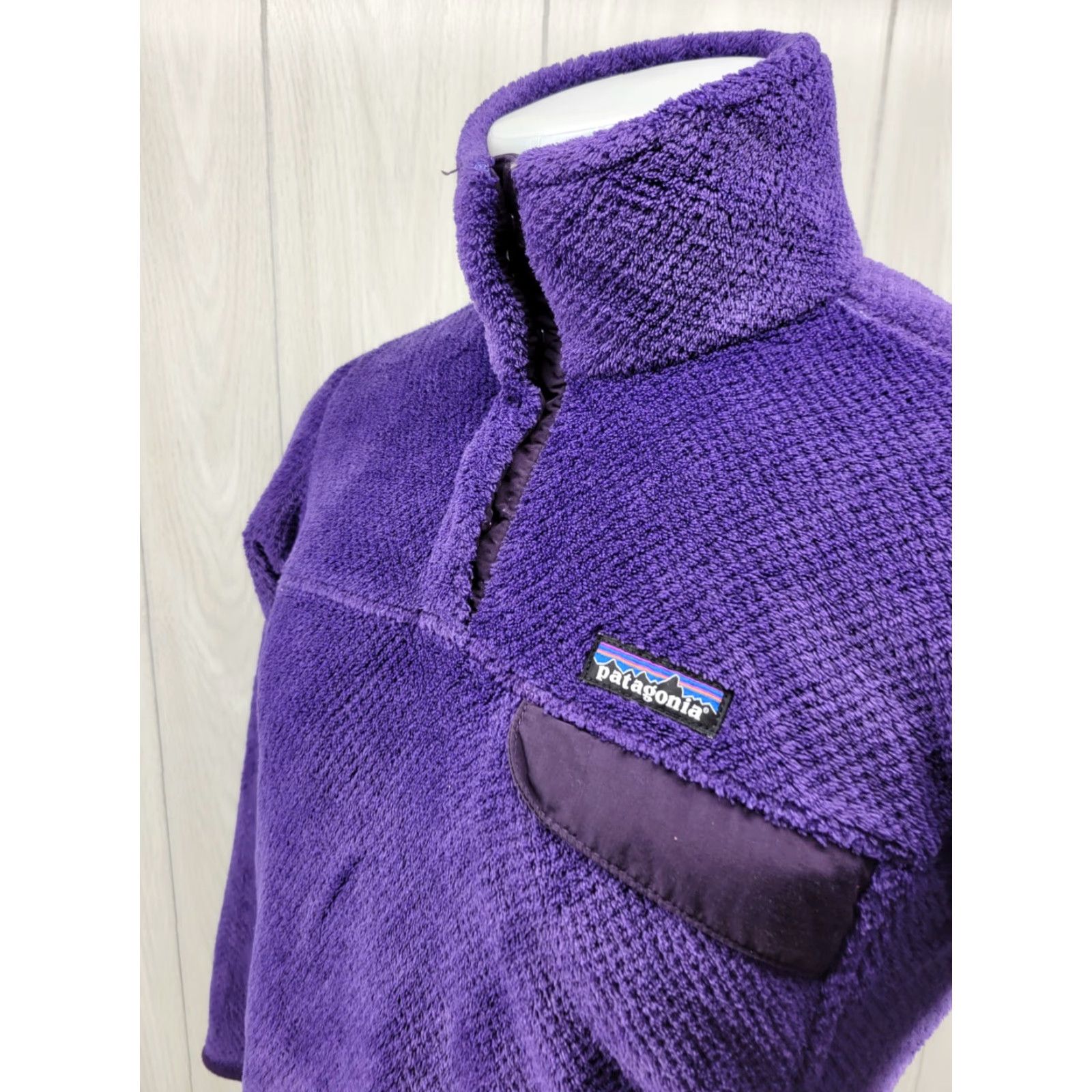 Patagonia Patagonia Women's Re-Tool Snap-T Fleece Pullover Purple Polartec Thermal Pro Medium Size M / US 6-8 / IT 42-44 - 3 Thumbnail