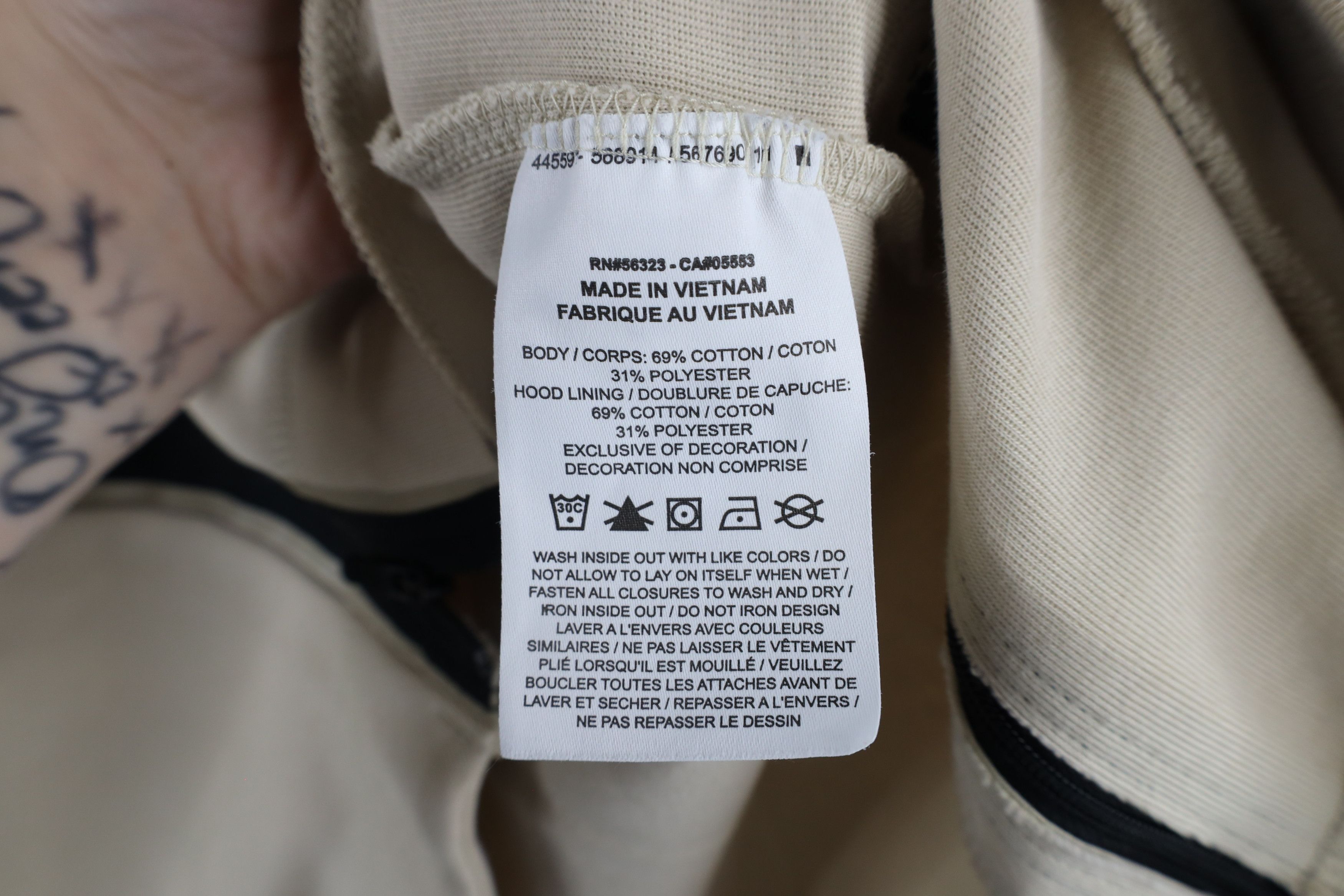 Nike × Vintage Nike Sportswear Tech Fleece Full Zip Hoodie Sweatshirt Beige Size S / US 4 / IT 40 - 9 Thumbnail