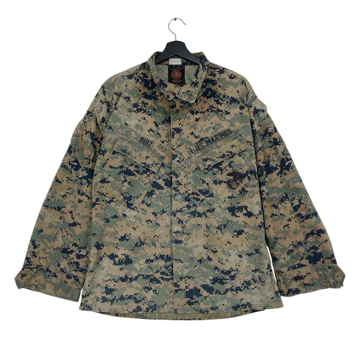American Apparel US Navy Camouflage Jacket Size US M / EU 48-50 / 2 - 1 Thumbnail