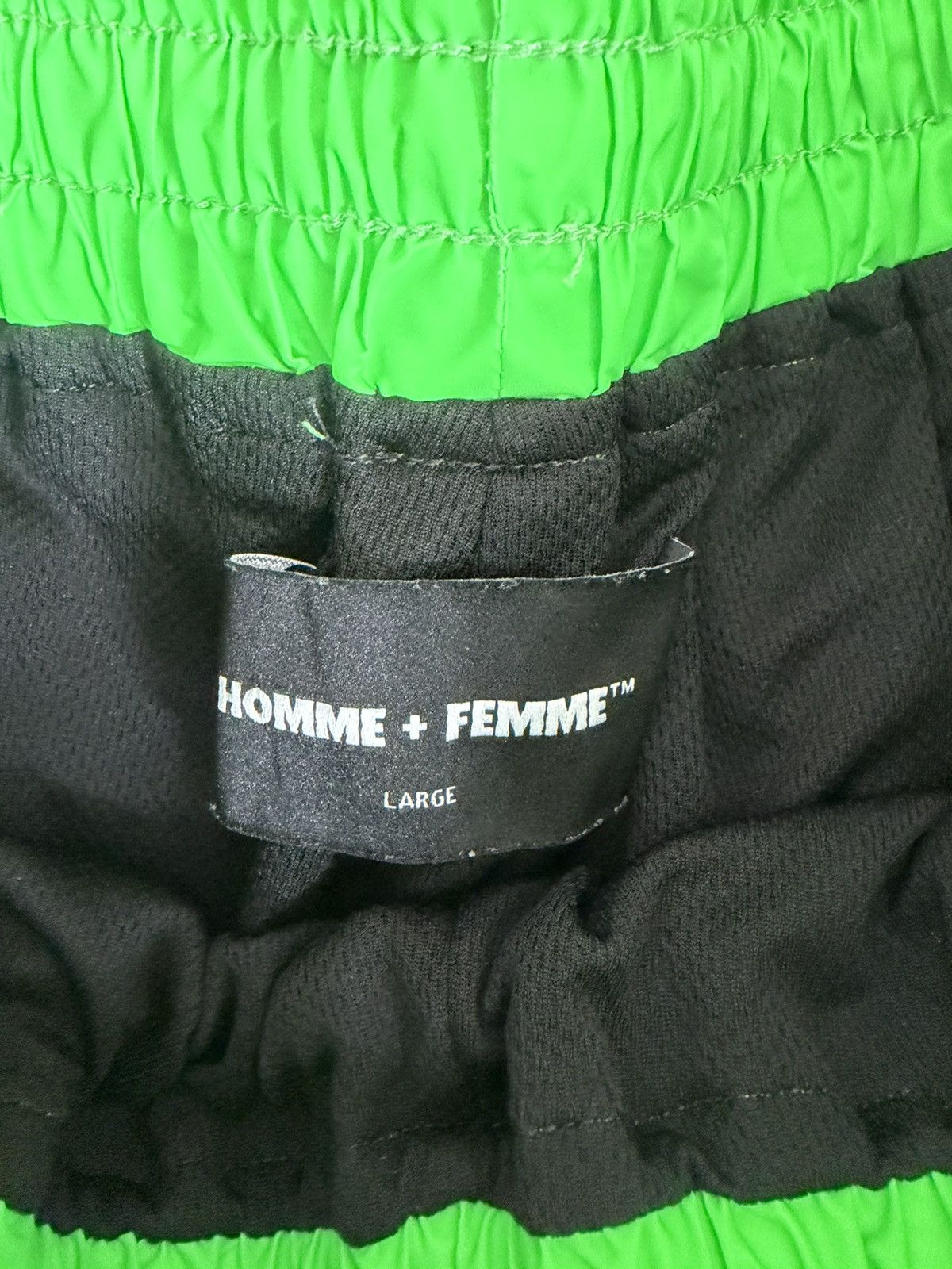 Homme + Femme La Neon Green Homme Femme Shorts Size US 34 / EU 50 - 2 Thumbnail