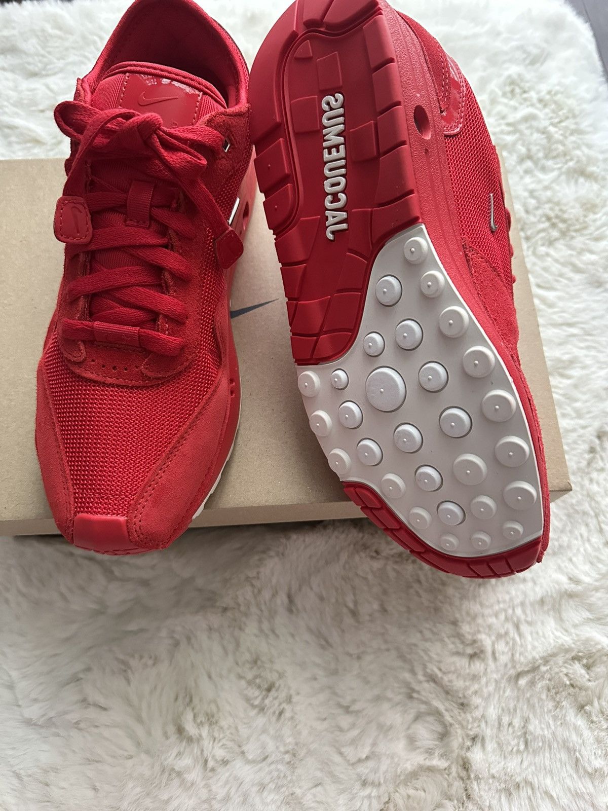 Jacquemus × Nike Nike Air Max 1 '86 x Jacquemus "Mystic Red" Size US 8.5 / IT 38.5 - 4 Thumbnail