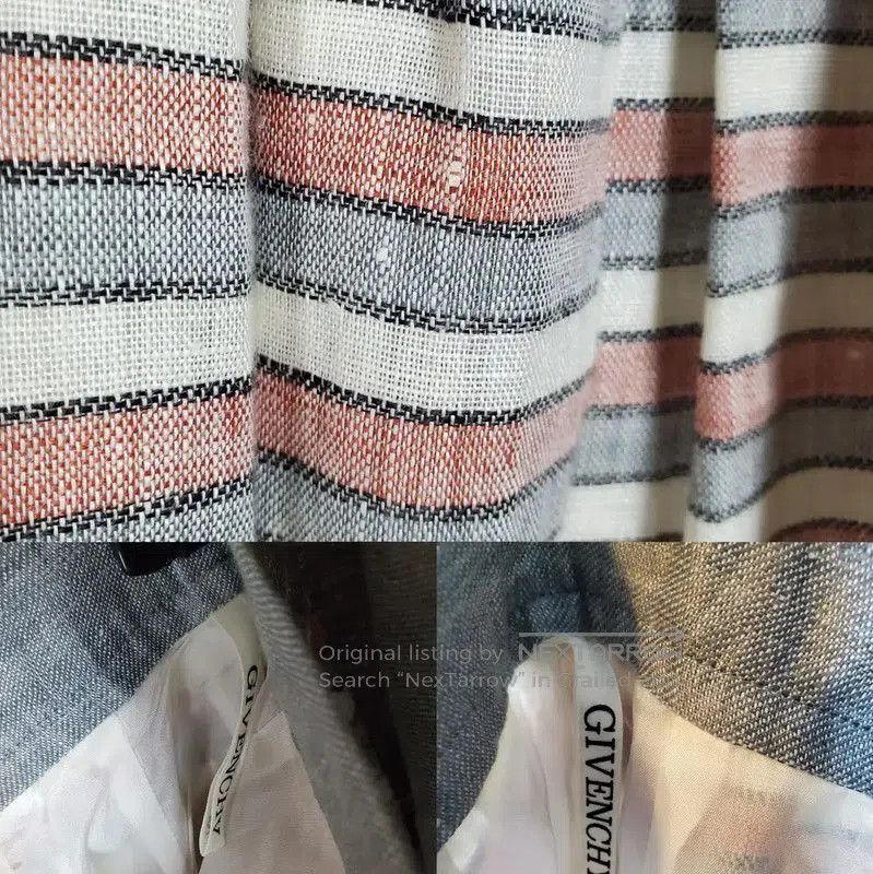 Givenchy Givenchy Gray Linen Short Sleeve Cardigan . Size M / US 6-8 / IT 42-44 - 8 Thumbnail