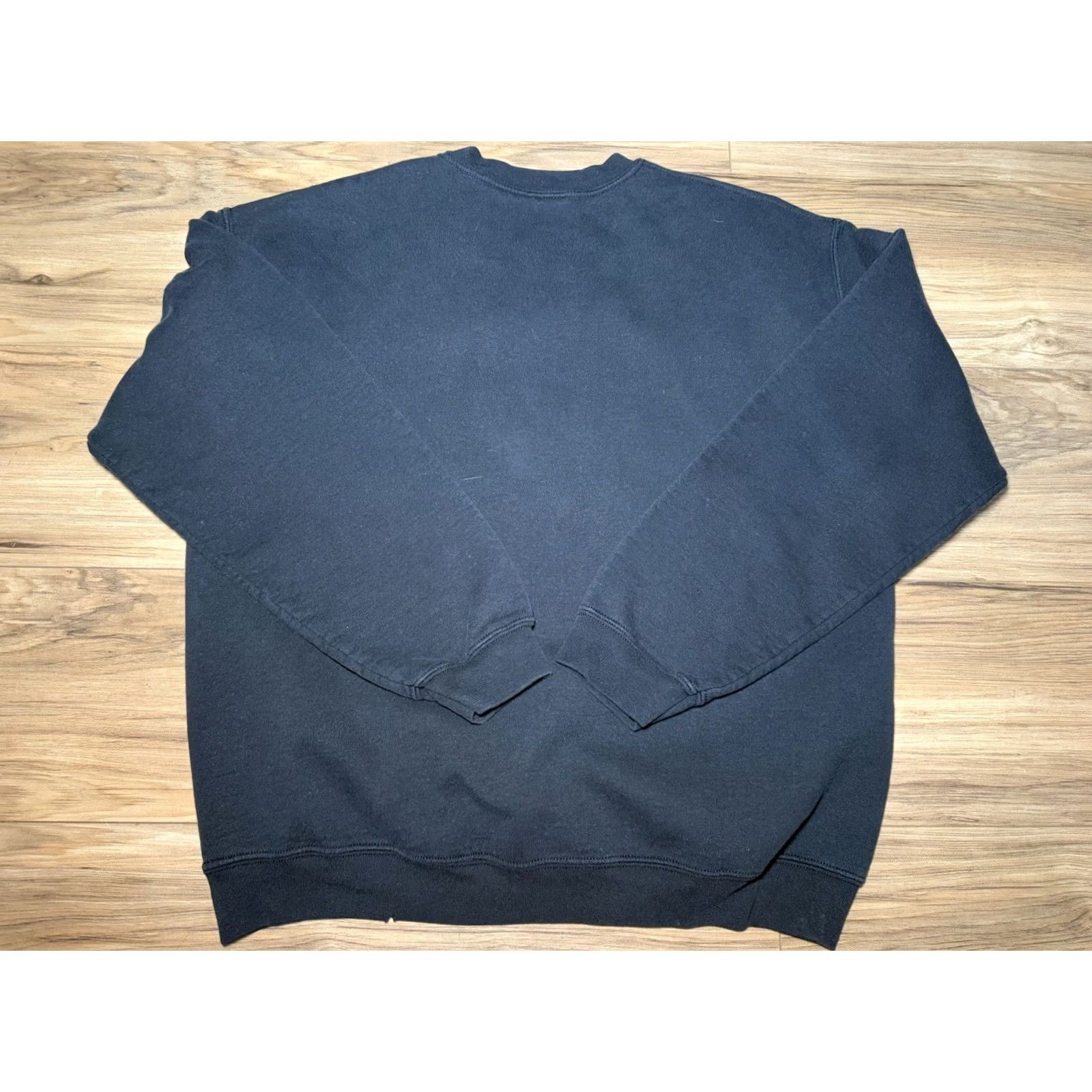 Vintage VINTAGE 90s Wolf Print Crewneck Sweatshirt L Black Men Sweatshirt 90s Style Pullover Animals Mens Size US L / EU 52-54 / 3 - 4 Thumbnail