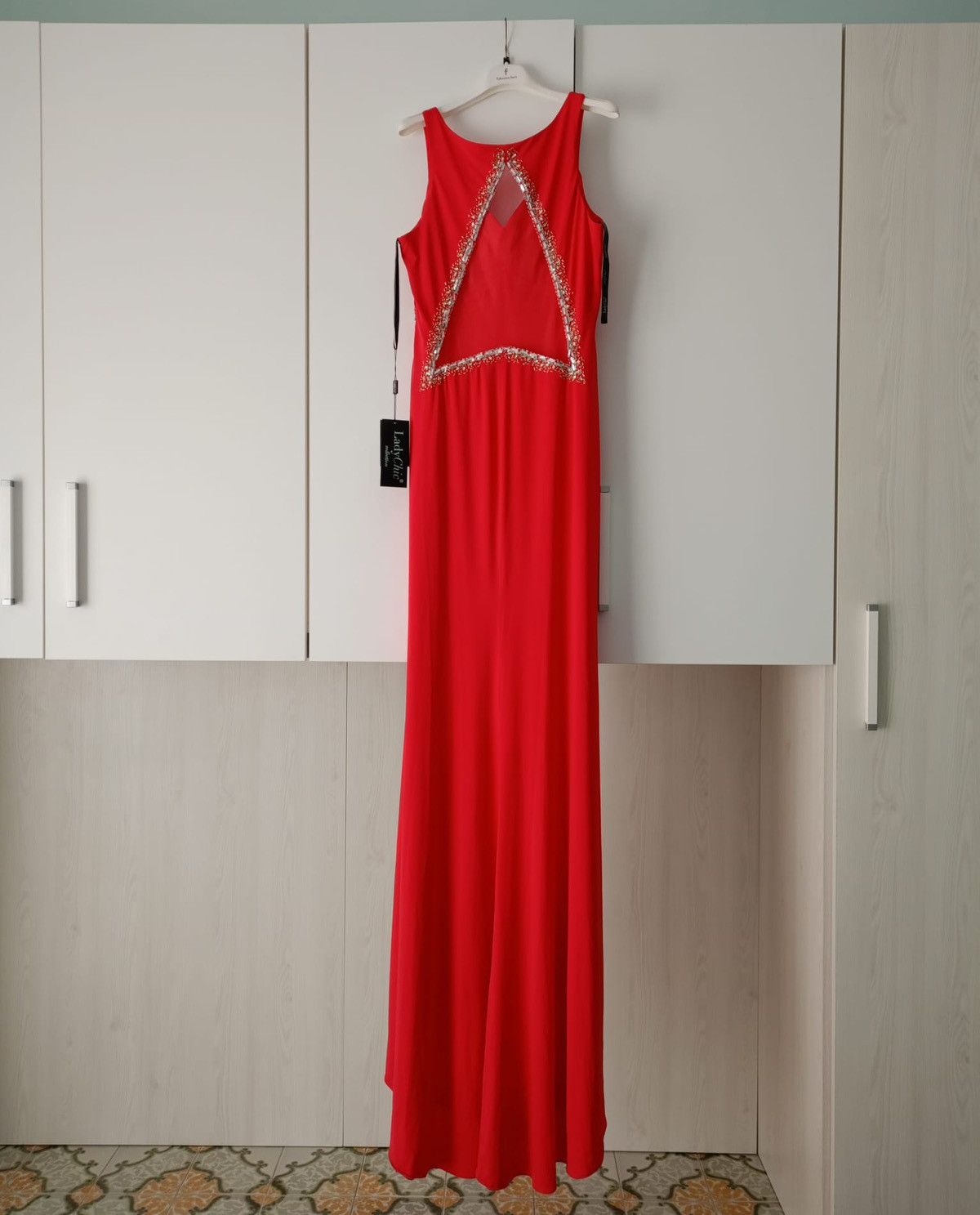 Other Dress for important events Coral Red Size IT50 Size XL / US 12-14 / IT 48-50 - 2 Thumbnail