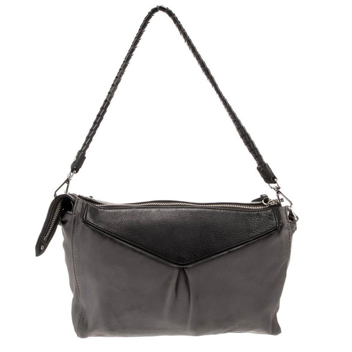 MZ Wallace Women's MZ Wallace Gray Bedford Nylon Shoulder Bag Size ONE SIZE - 9 Thumbnail