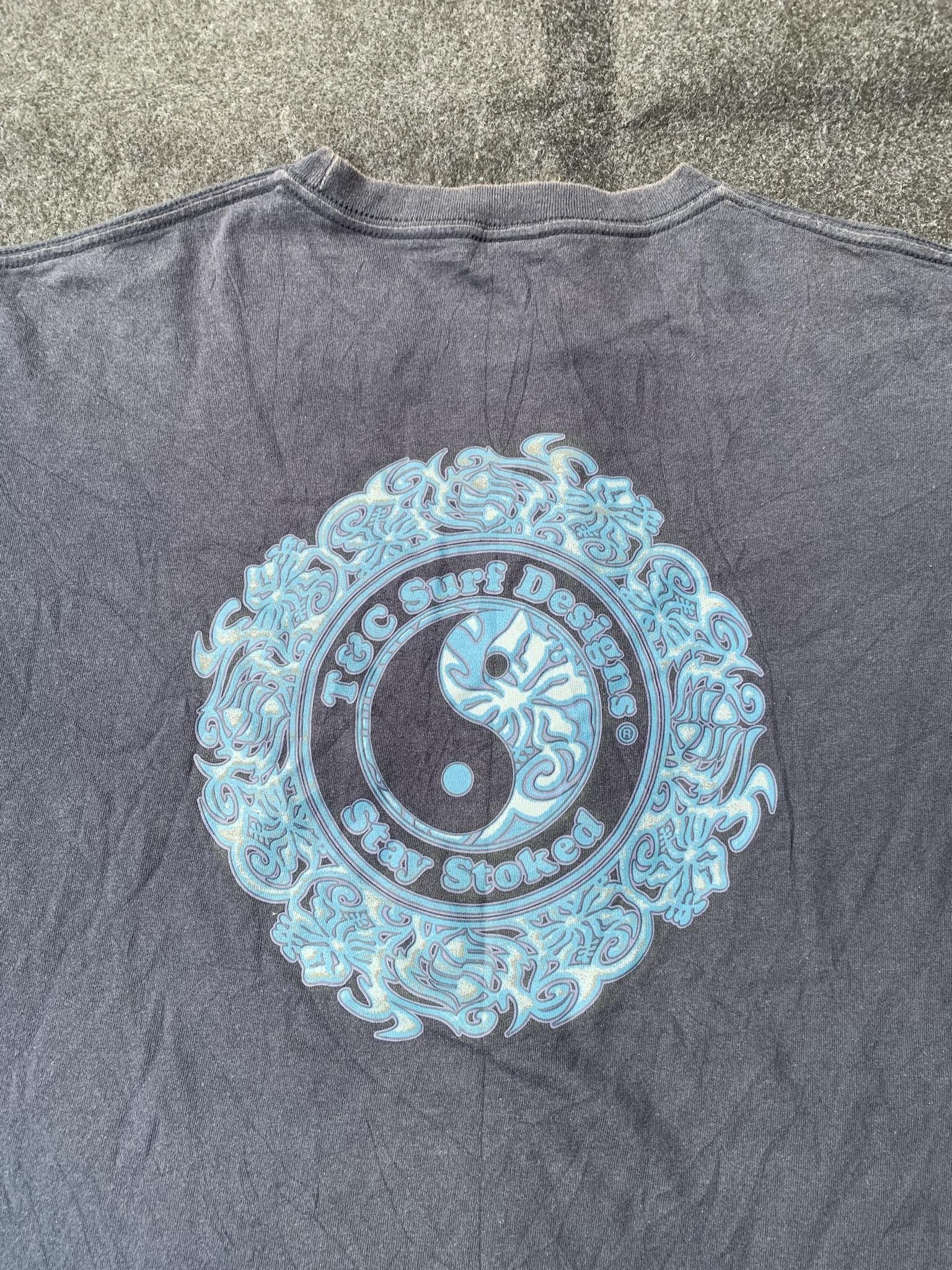 Other T&c surf designs stay stoked Hawaii faded blue. Size US M / EU 48-50 / 2 - 3 Thumbnail