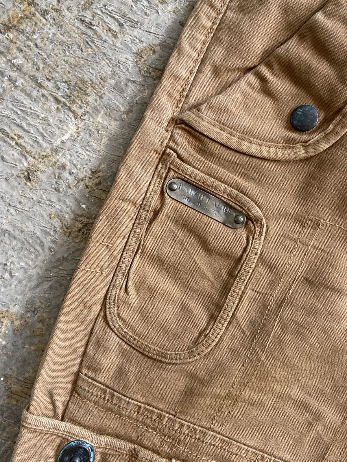 Ralph Lauren 2000s Ralph Lauren - Western Engineering Multipocket Pants Size US 29 - 14 Thumbnail