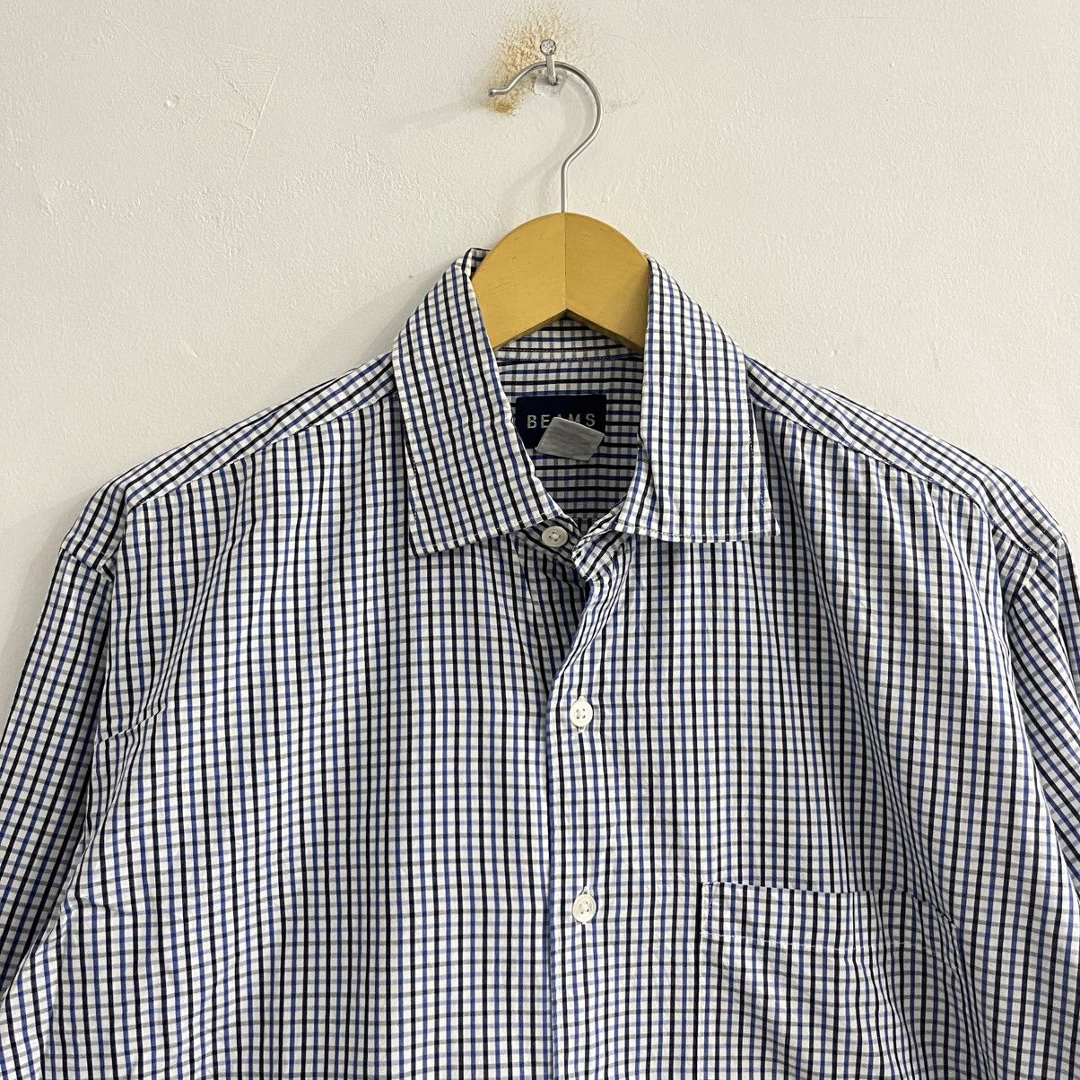 Beams - Gingham Plaid Longsleeve Button Up