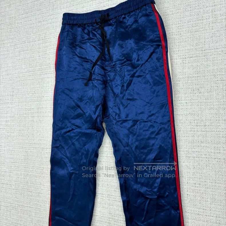 Gucci Gucci Striped elastic waist silk trousers Size US 30 / EU 46 - 2 Thumbnail