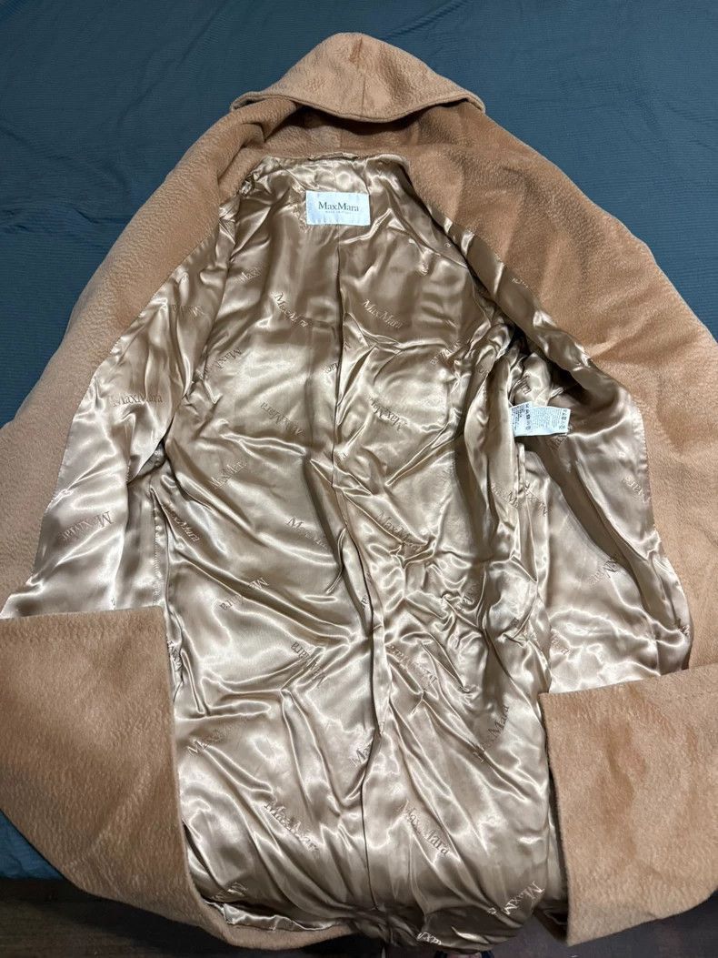 Missing Since Thursday Maxmara Rialto Camel Wool Long Coat-2508 Size US XS / EU 42 / 0 - 5 Thumbnail