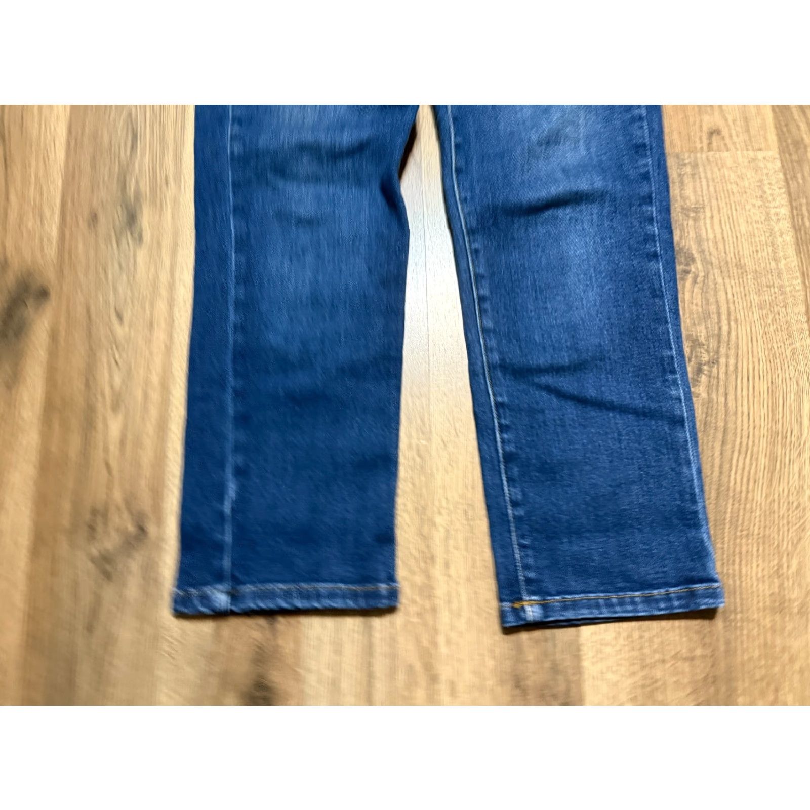 Vintage KanCan Jeans, Women's Size 24, Blue Denim, Straight Leg, High Rise, 5-Pocket, Regular Rise, Pockets, Jeans Size 42" / US 20 - 3 Thumbnail