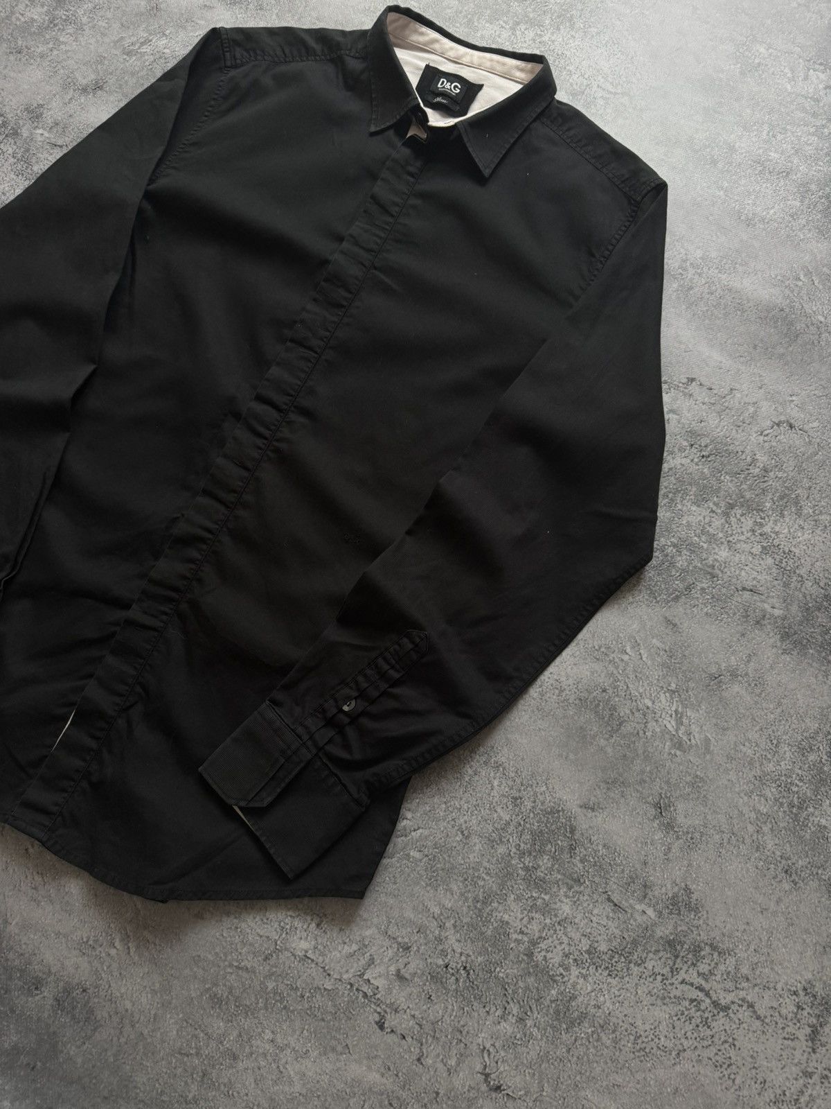Dolce & Gabbana Vintage Dolce&Gabbana Black Button up Shirt size 52 Size US L / EU 52-54 / 3 - 3 Thumbnail