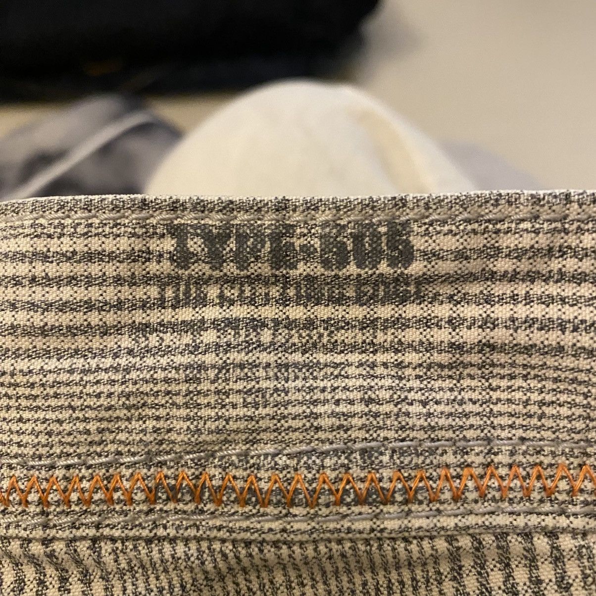 Edwin × Japanese Brand Edwin 505 Khaki Bondage Cargo Punk Flared Pants Size US 35 - 11 Thumbnail