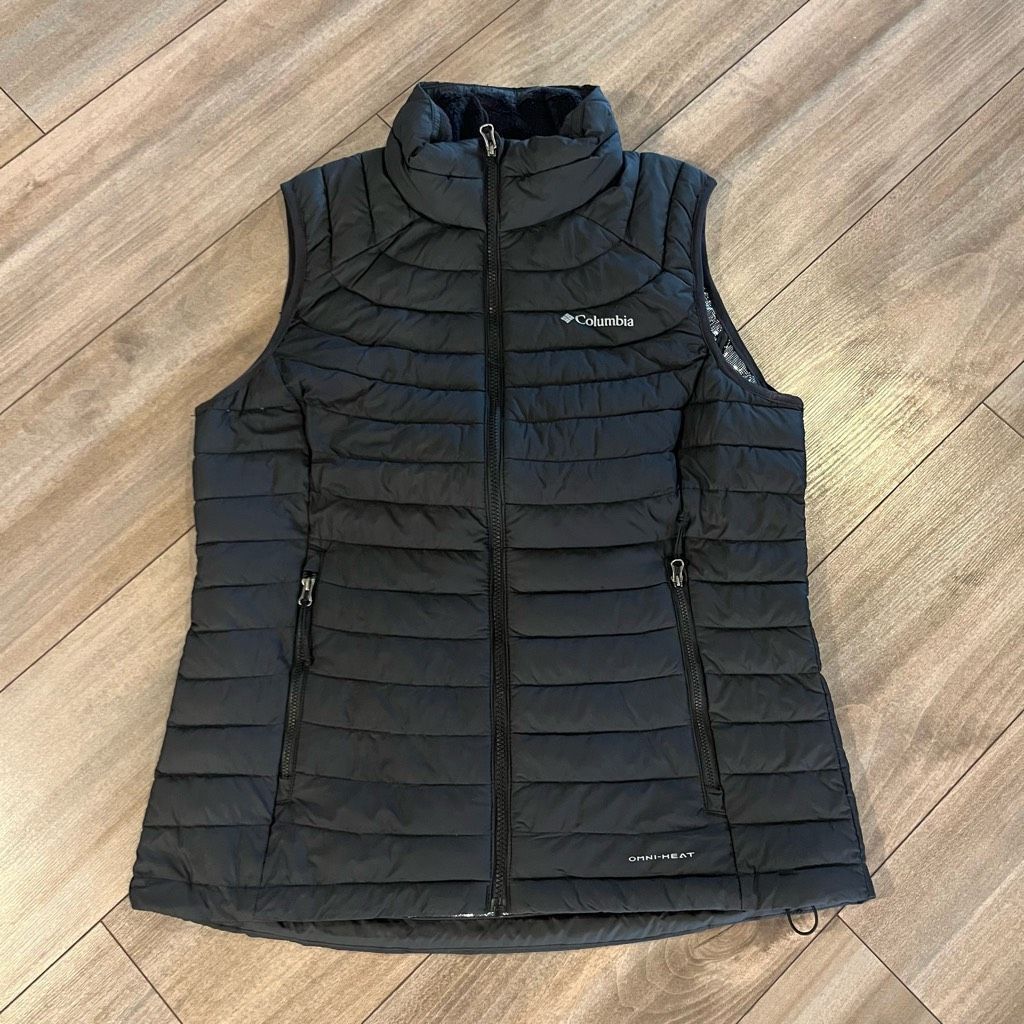Columbia Columbia Omni-Heat Black Casual Winter Vest Women Large Size L / US 10 / IT 46 - 1 Thumbnail