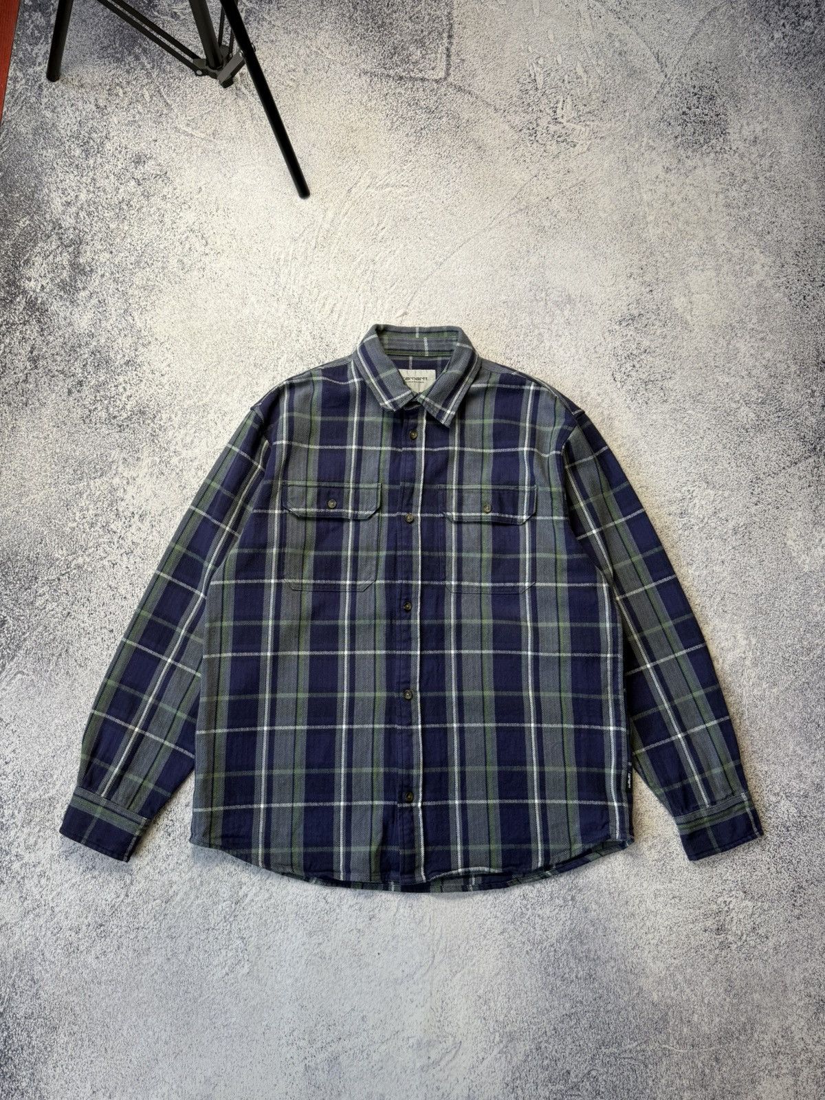 Carhartt Vintage Carhartt Flannel Jacket USA Y2K Size US L / EU 52-54 / 3 - 4 Thumbnail