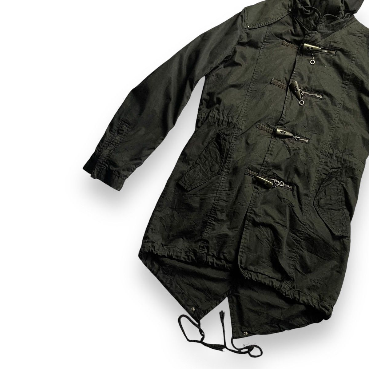 If Six Was Nine 🇯🇵 IN THE ATTIC PUNK GOTHIC FUR HOODIE DUFFLE PARKA JACKET Size US M / EU 48-50 / 2 - 6 Thumbnail