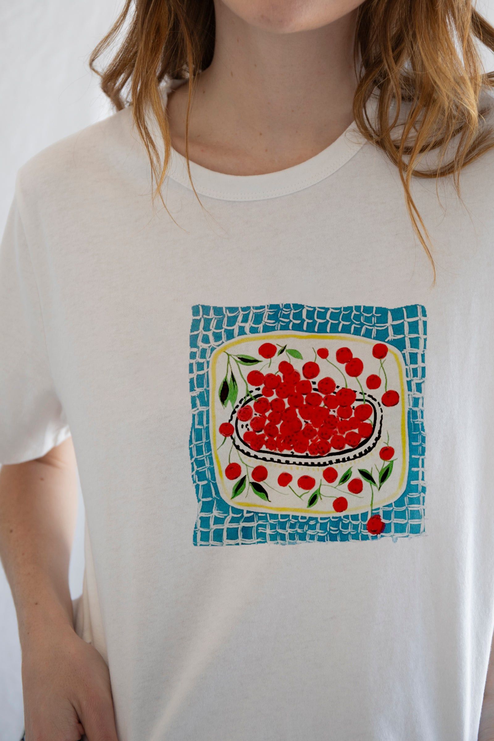 Vintage Picnic Cherries Tee Size S / US 4 / IT 40 - 3 Thumbnail