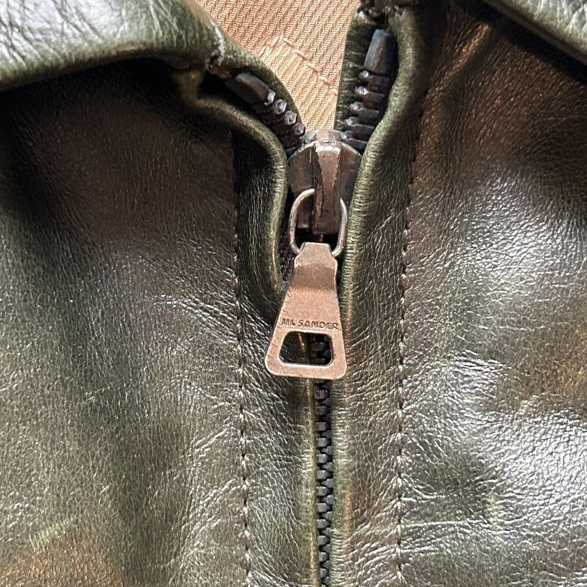 Jill sander leather jacket