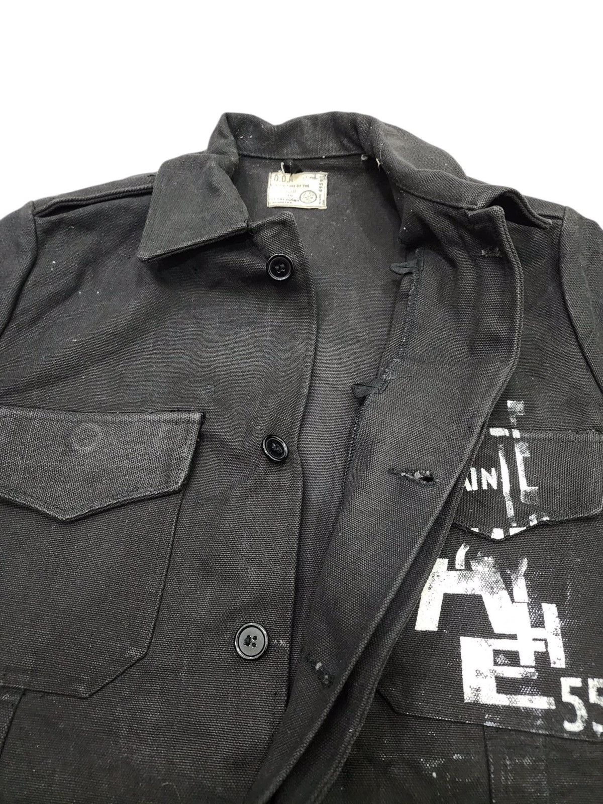 Japanese Brand 💥PUNK💥Gothic DOA Seditionaries Canvas Skull Parka F289 Size US L / EU 52-54 / 3 - 11 Thumbnail
