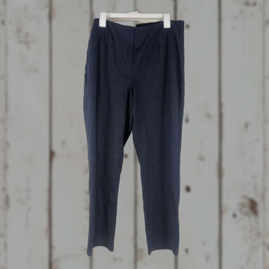 Vintage Dana Buchman Dk Blue Hi-Rise Pull On Elastic Waist Pants Womens Size XL Size 40" / US 18 - 1 Thumbnail