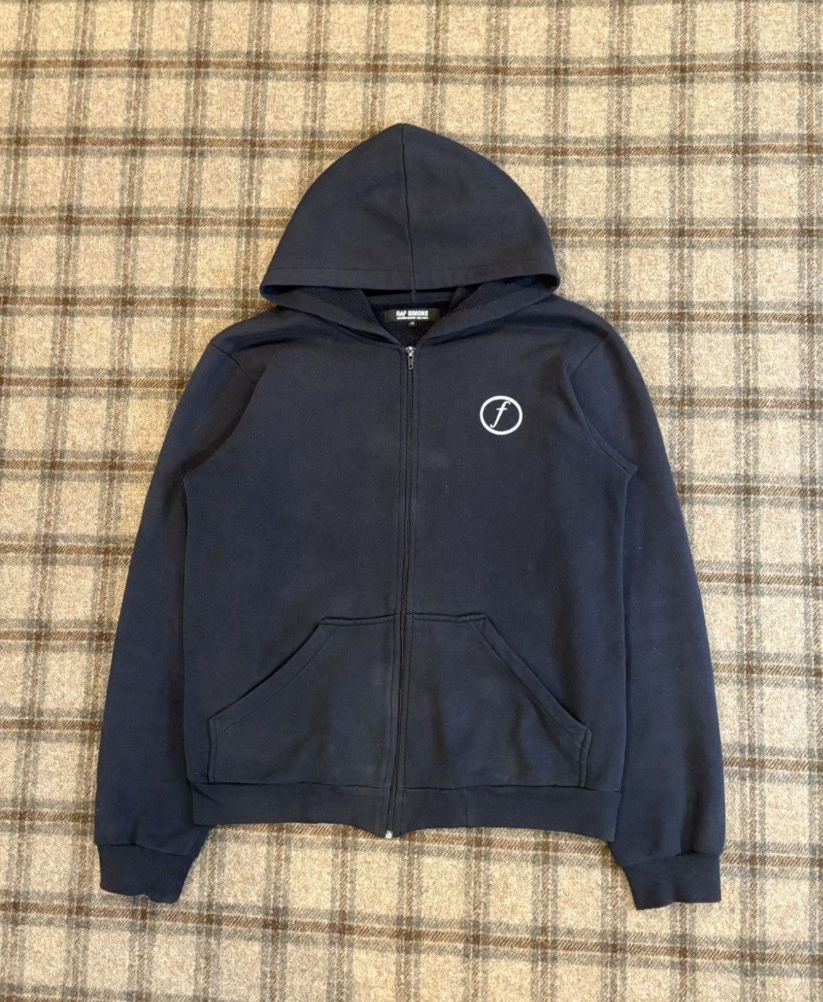 Raf Simons Raf Simons Christiane F. Zip Up hoodie | Grailed