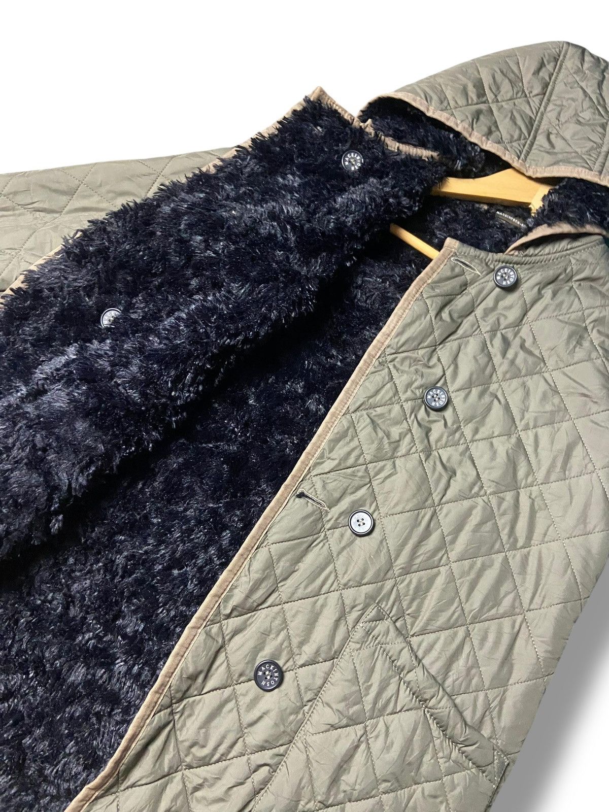 Mackintosh Vintage Mackintosh Double Breasted Quilted Jacket (155) Size US XXS / EU 40 - 6 Thumbnail