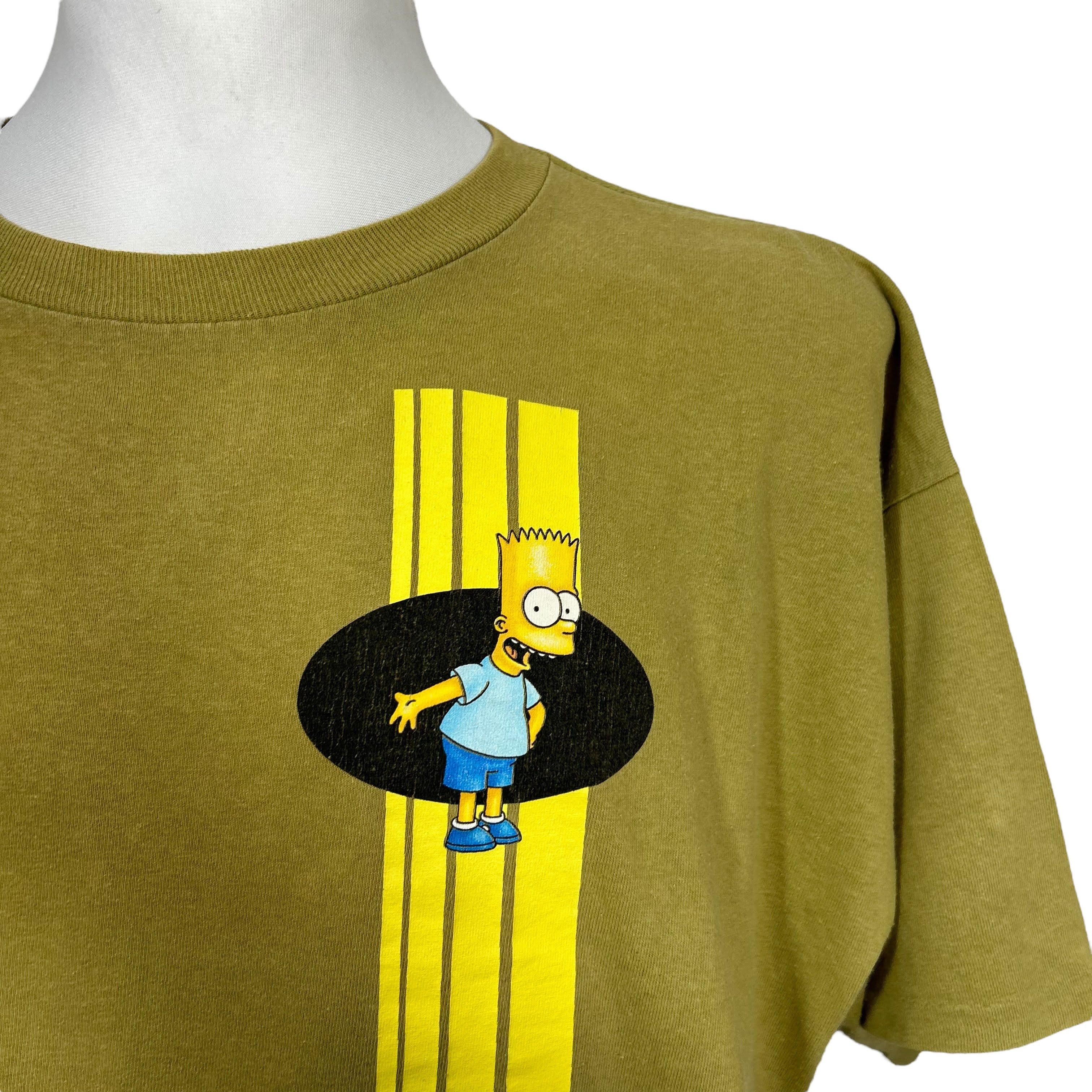 The Simpsons × Vintage Stanley Desantis Vintage 1997 Green The Simpsons T-shirt XL Size US XL / EU 56 / 4 - 4 Thumbnail