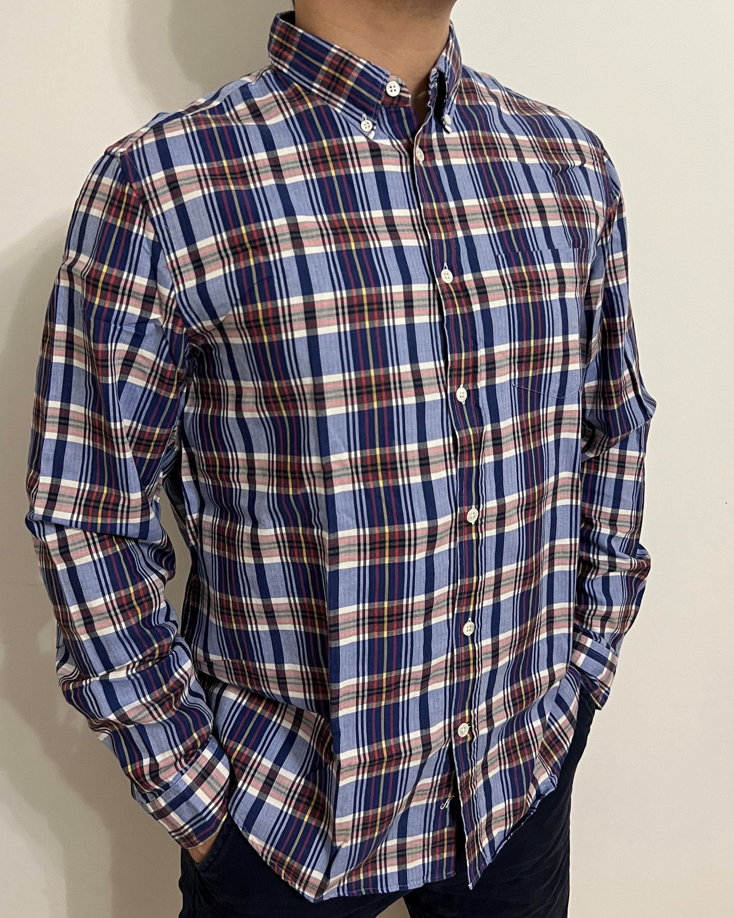Acne Studios ACNE STUDIOS SRTAIGHT CHECK SHIRT Size US XL / EU 56 / 4 - 2 Thumbnail