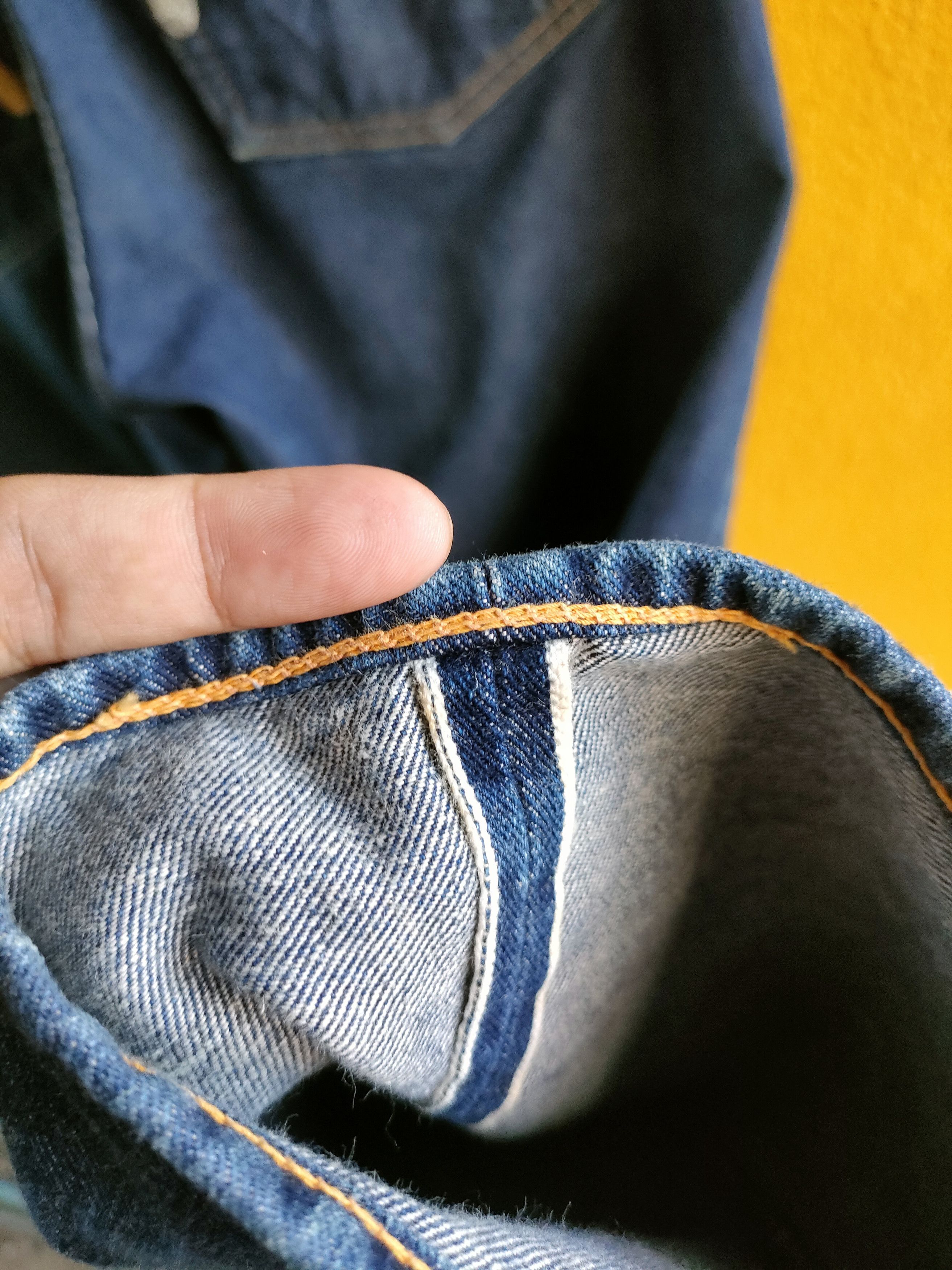 Evisu × Japanese Brand Evisu Embroided Seagull Gold/Silver Selvedge Jeans Size US 33 - 8 Thumbnail