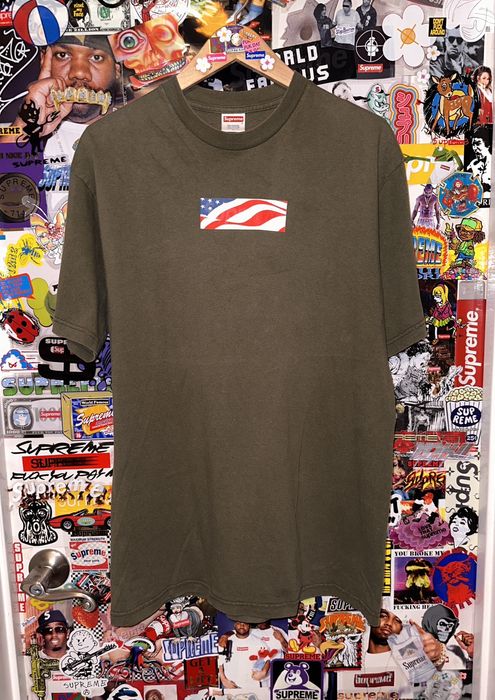 Supreme 911 outlet box logo tee