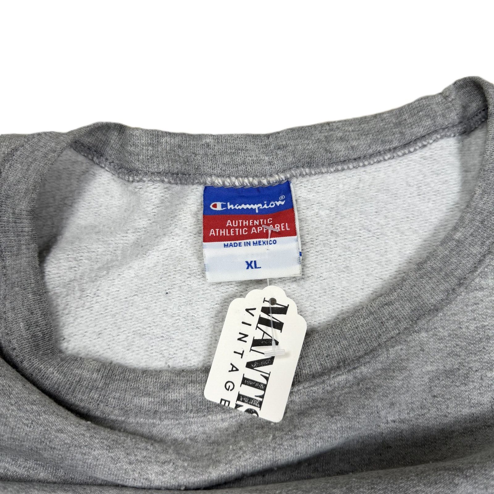 Champion Y2K Champion TCU Crewneck Sweatshirt XL Grey Size US XL / EU 56 / 4 - 5 Thumbnail