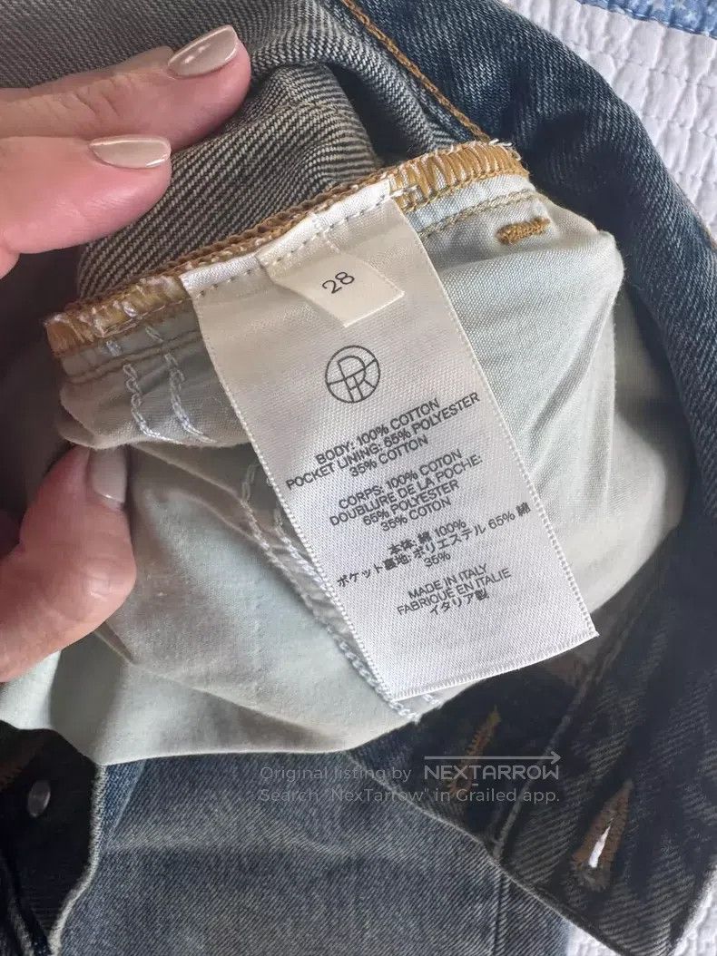 The Row The row Blue Straight Leg Jeans Size 28" / US 6 / IT 42 - 2 Thumbnail