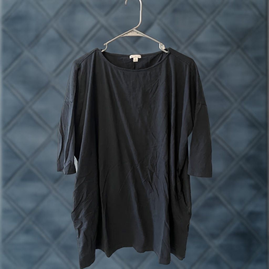 Gap Gap Black Solid Round Neck Sheath Dress Size S - Womens Knit Cocktail, Business, Casual, Party Size S / US 4 / IT 40 - 1 Thumbnail