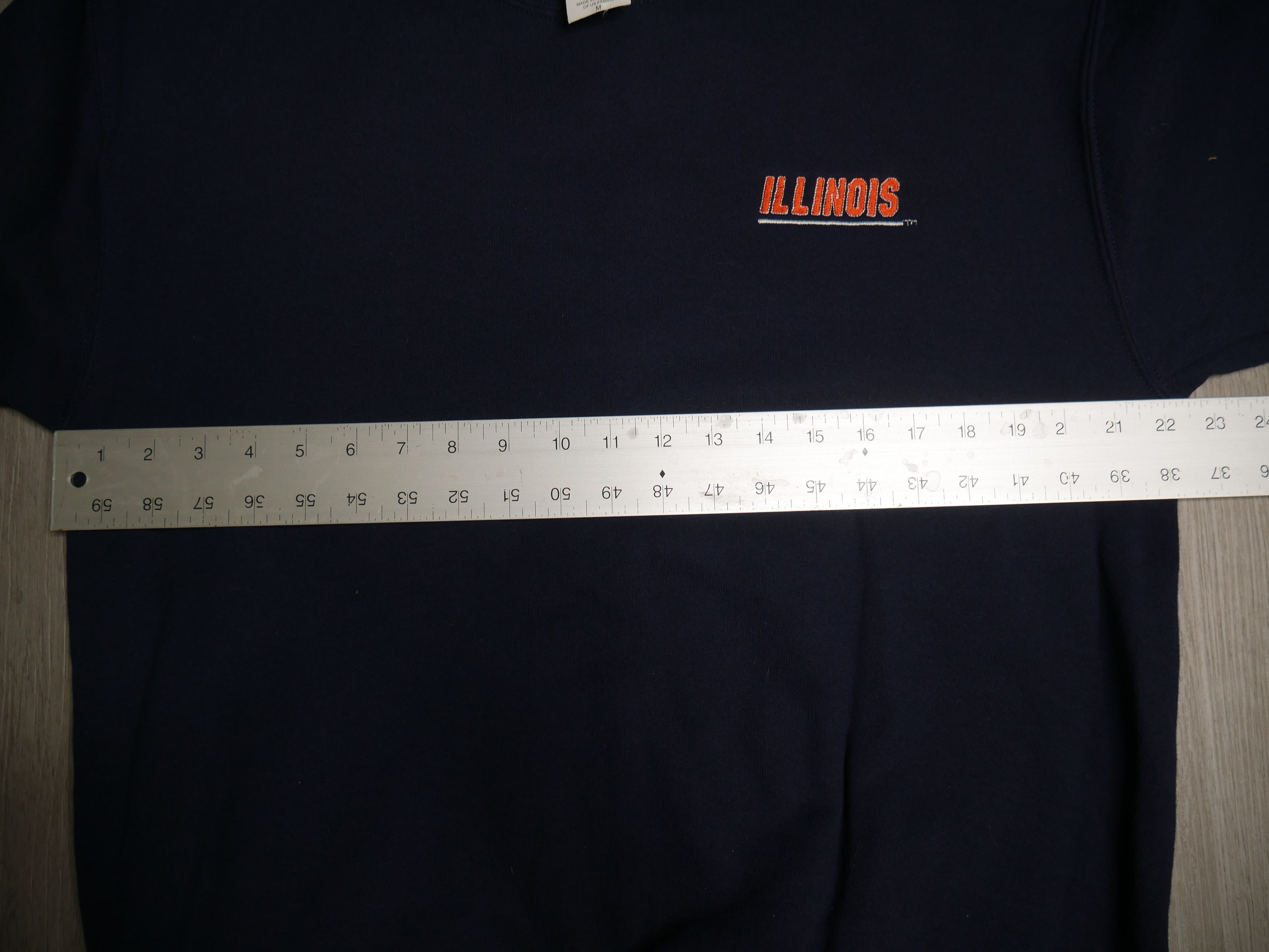 Lee × Vintage Illinois Blue Sweatshirt University Fighting Illini Size US M / EU 48-50 / 2 - 5 Thumbnail