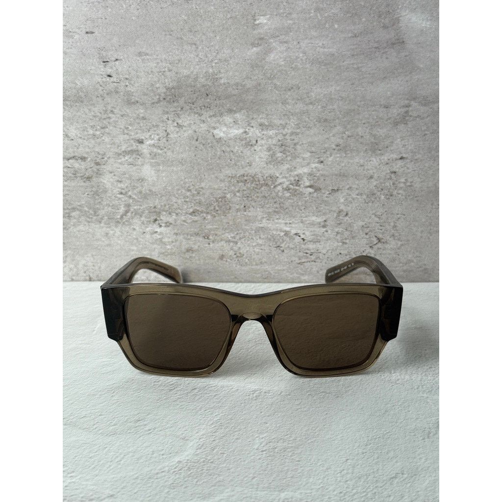 Prada NEW Prada PR10ZS Transparent Brown Sunglasses Unisex $563 Size ONE SIZE - 4 Thumbnail