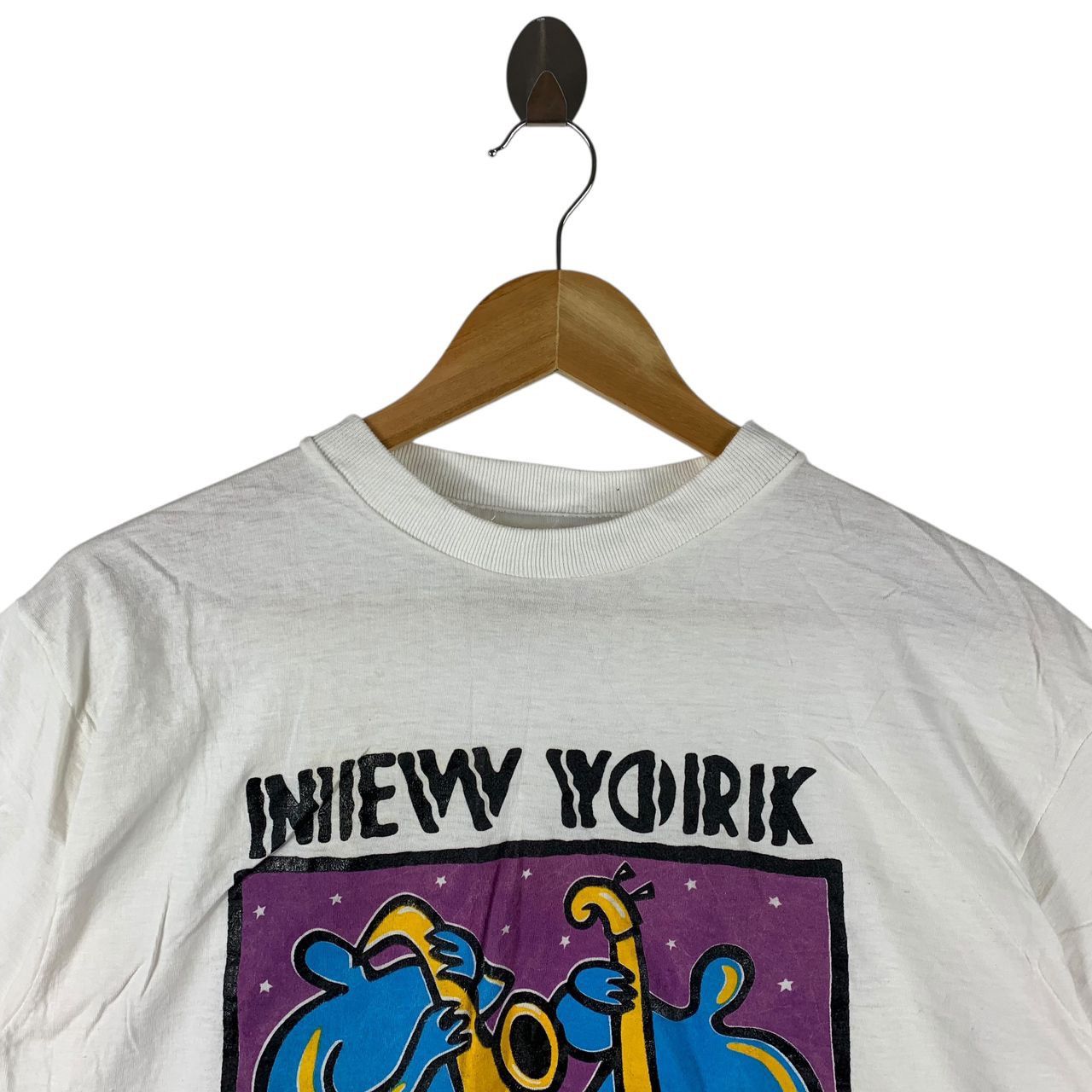 Vintage Vintage NEW YORK JAZZ Music tee Size US L / EU 52-54 / 3 - 2 Thumbnail